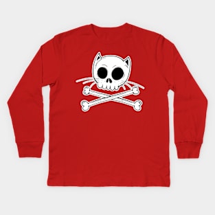 Pirate Cat! Kids Long Sleeve T-Shirt